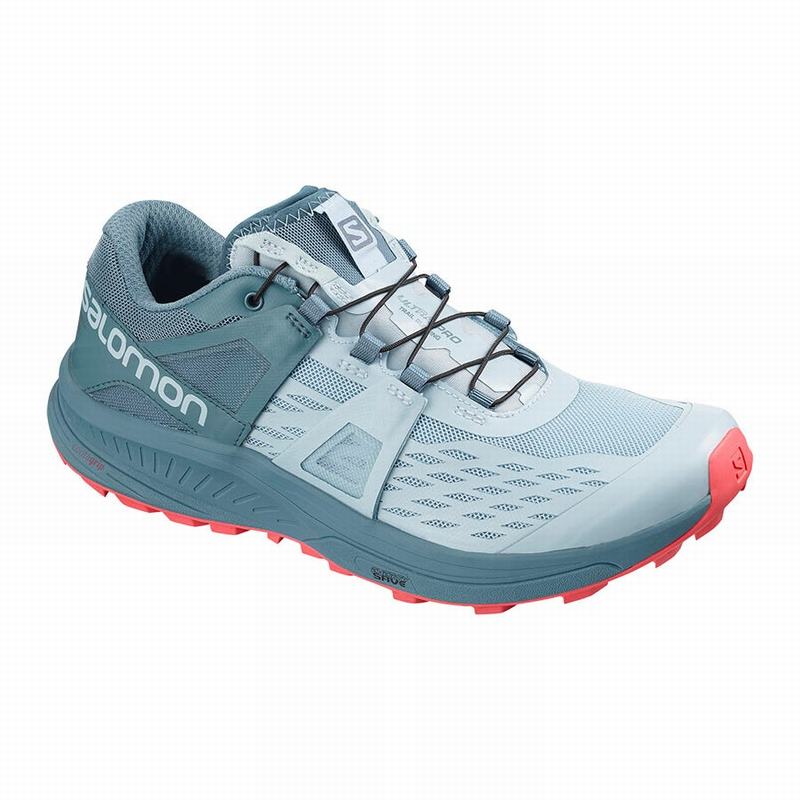 Salomon ULTRA W /PRO Zapatillas Trail Running Mujer - Gris Azules Gris - Colombia (76251-PYTI)